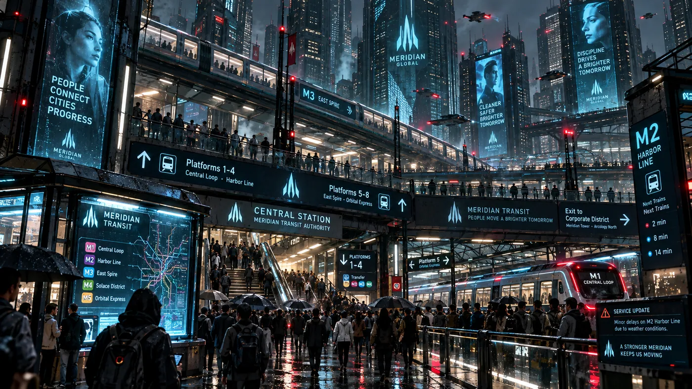 Meridian Central Station, concept art